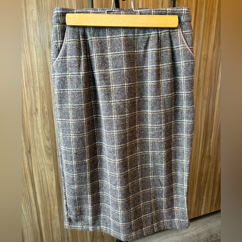 Lindy Bop Classic Plaid Women's Pencil Skirt